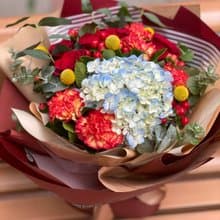 鮮花花束-豔陽與海灘 | 畢業 生日首選 | 台北可自取