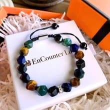 【鷹眼】藍虎眼 黄虎眼 金曜石 綠/黑瑪瑙 財富勇氣護身