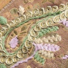 喀什米爾Cashmere/水煮羊毛披肩/針織圍巾/刺繡圍巾/羊絨披巾-花