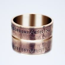 South Africa Coin Ring 1/2 Penny 1953-1960 coin rings for men coin rings gift