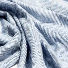 喀什米爾Cashmere 針織圍巾 純羊毛圍巾 手織圍巾 編織圍巾-天空