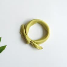 T.H.Ani 手工原創植物染綠色蠶絲巾- 朝氣 手工 植物染 方巾