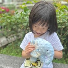 豆豆觸覺寶寶安撫大象娃娃-寶寶藍米魯