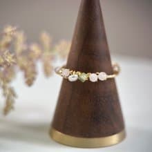 【八月・粉泡盛】我是如何成為粉紅色 | 粉晶戒指 戒圍可調 14KGF