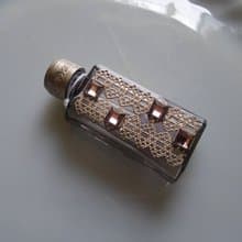 【老時光 OLD-TIME】早期捷克精緻手工製作隨身香水瓶#37