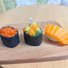 糯米食堂－仿真壽司蠟燭 - 鮭魚家族
