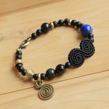 No.8-原創 &靜謐 | 青金色石 黑曜石 黑瑪瑙 黃銅 | 個性小眾