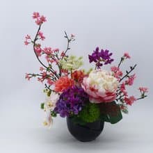 粉牡丹櫻花雅緻香氛花禮 免運專人配送限雙北市 其餘地區需補運費