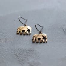 アフリカぞう | ピアス | イヤリング | P554