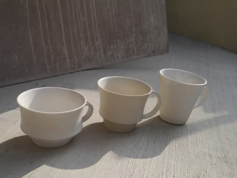【擇日】白瓷杯 - 生活食器 馬克杯 陶器 陶杯 高腳杯  小酒杯