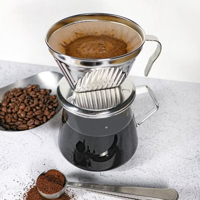 日本【SALUS 佐藤金屬】不鏽鋼咖啡濾杯