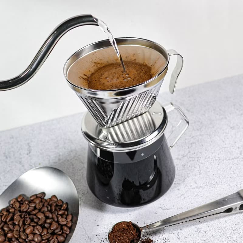 日本【SALUS 佐藤金屬】不鏽鋼咖啡濾杯