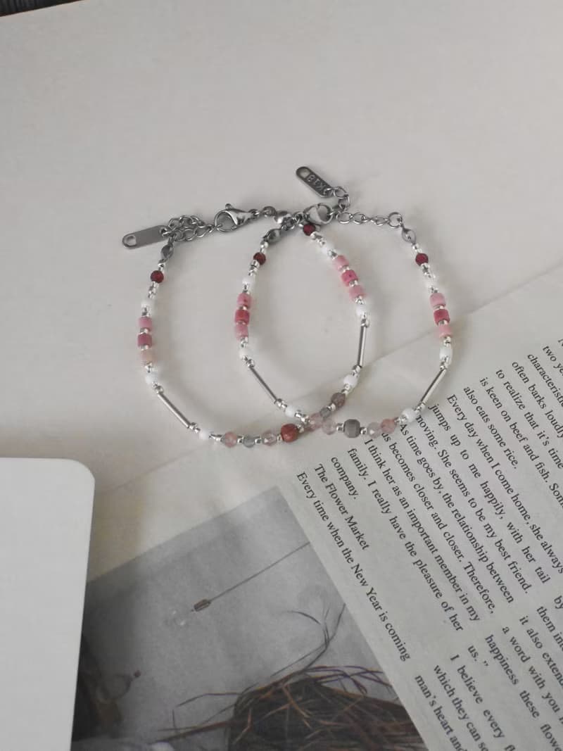 怦然心動_手作純銀水晶手鍊
