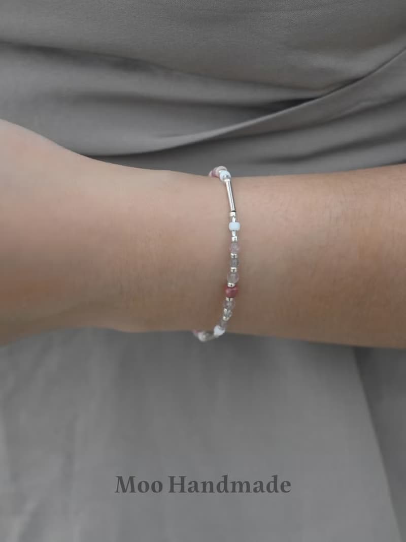 怦然心動_手作純銀水晶手鍊