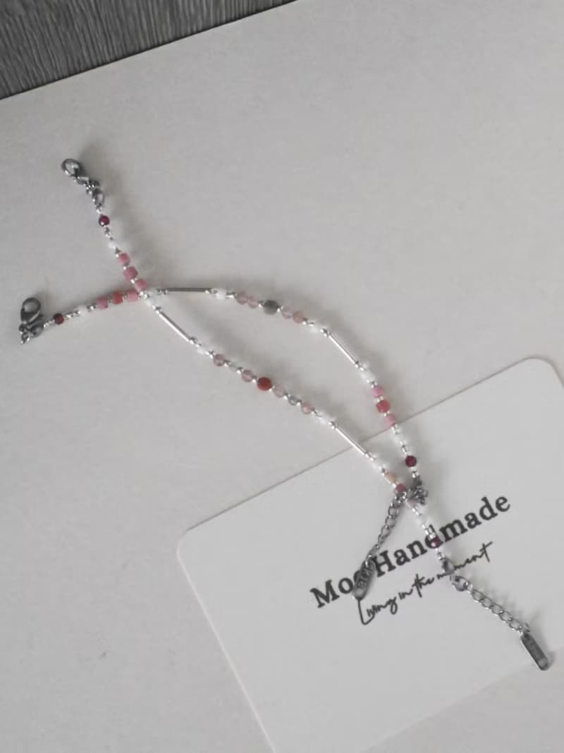 怦然心動_手作純銀水晶手鍊