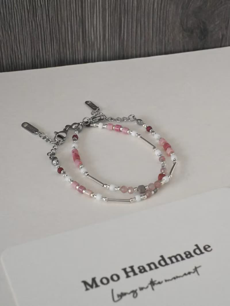 怦然心動_手作純銀水晶手鍊