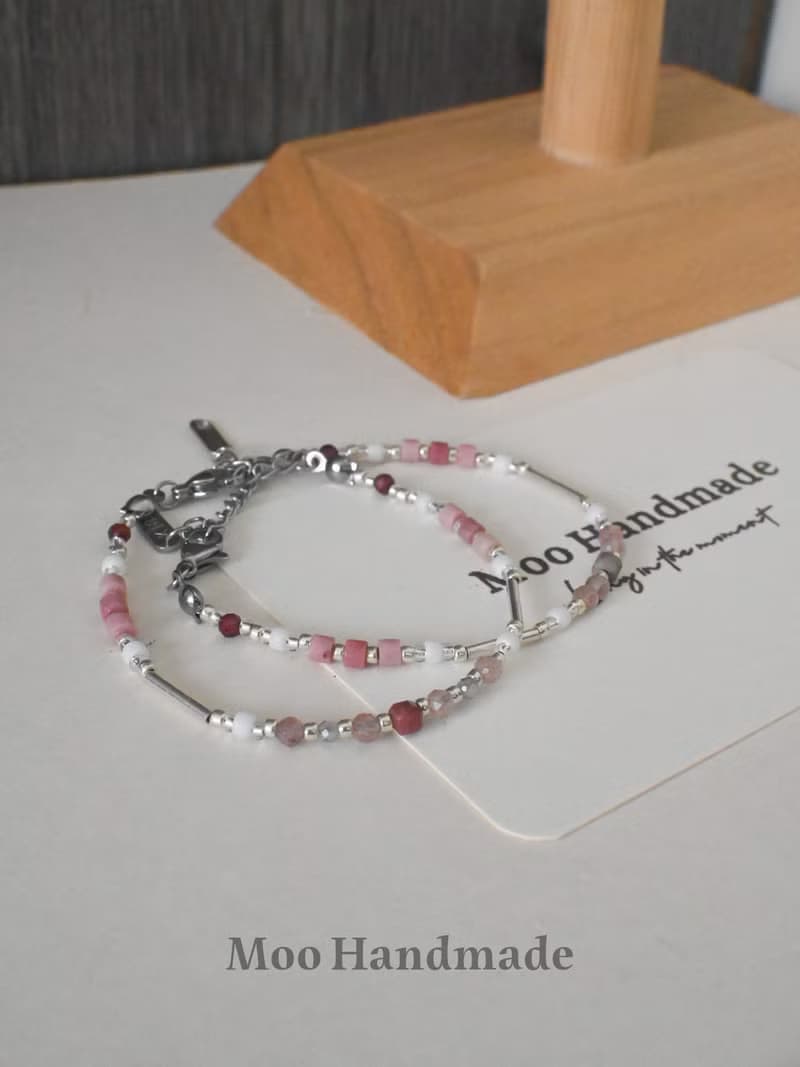 怦然心動_手作純銀水晶手鍊