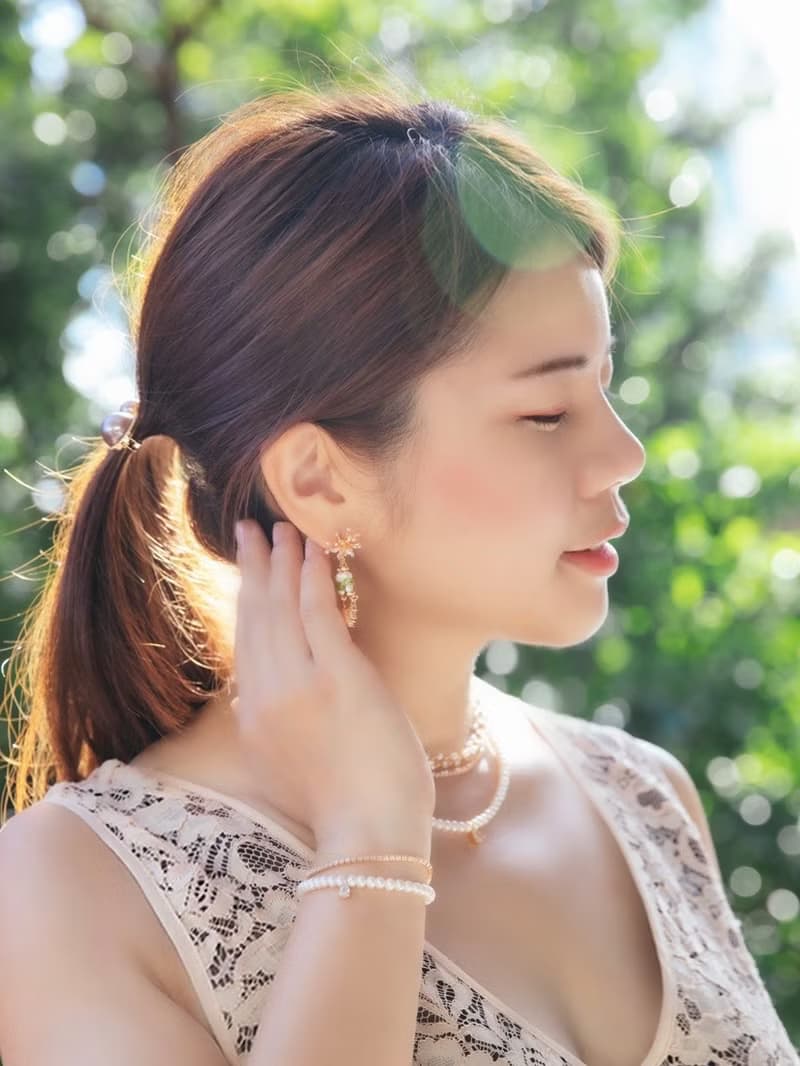 La belle époque 美好拾光-璀燦水滴珍珠手鍊