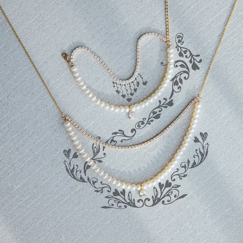 La belle époque 美好拾光-璀燦水滴珍珠手鍊