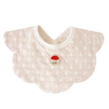 【SISSO有機棉】栗子好甜菇二重織空氣棉圍兜