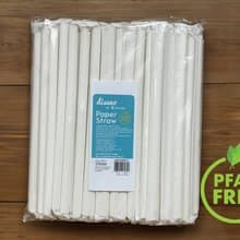 diseno 六小時不溶珍珠奶茶紙飲管(100支獨立包裝)(12x210mm)