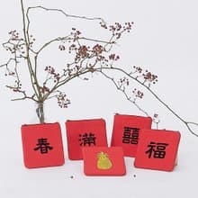 大紅喜氣滿分小紅包  過年喜氣滿分喜洋洋