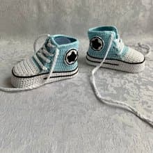 Cute Converse Baby Booties Baby Newborn Shoes Gift Baby Reveal Party Family Look