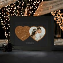 定製星空和照片小夜燈 可定時和調光 婚禮佈置 新婚禮物 結婚週年