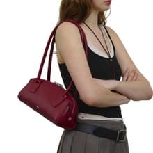 韓國製 MUR Flow 手袋/單肩包/手提袋 (Burgundy)