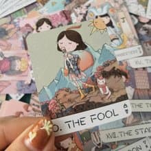 蜜糖騎士塔羅牌 mini迷你tarot韋特入門原創塔羅牌