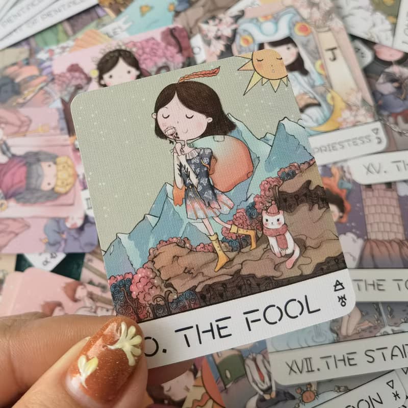 蜜糖騎士塔羅牌 mini迷你tarot韋特入門原創塔羅牌