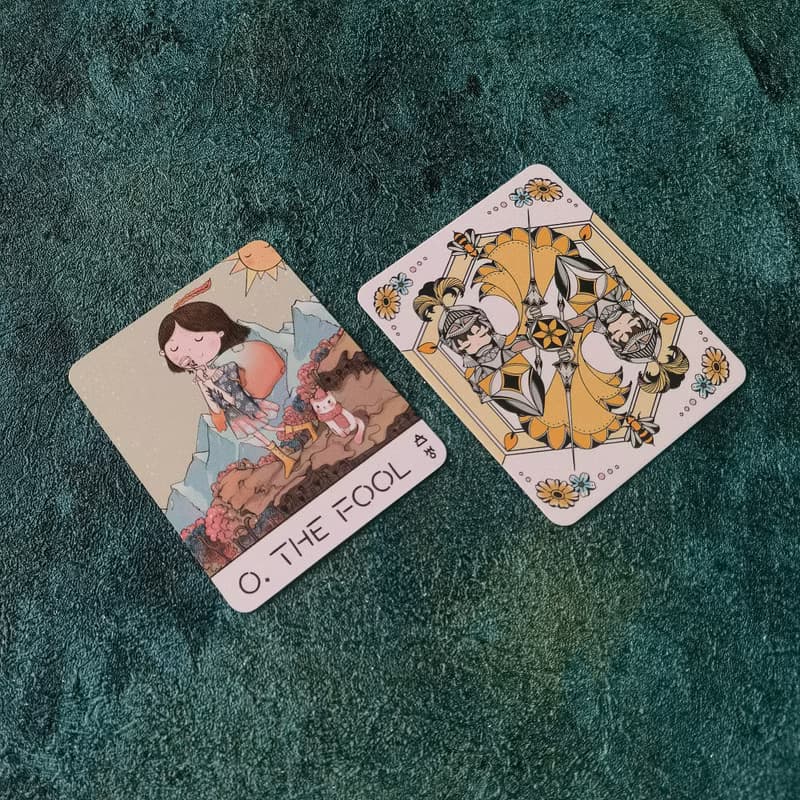 蜜糖騎士塔羅牌 mini迷你tarot韋特入門原創塔羅牌