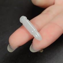 白翡翡翠文昌筆吊墜 | 天然緬甸A貨翡翠 | 送禮