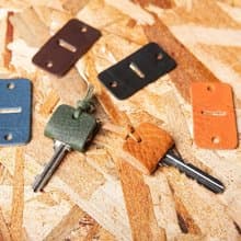 【日本手工製】2SET栃木皮革鑰匙套 真皮鑰匙套 安全性 實用禮物