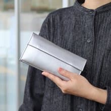 ミニマム長財布【5色】お札ピッタリサイズ　超軽量で水や傷に強い丈夫な上質人工皮革製