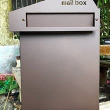 銳利式幾何風格　不鏽鋼崁入式信箱　埋入式坎入式嵌入式信箱