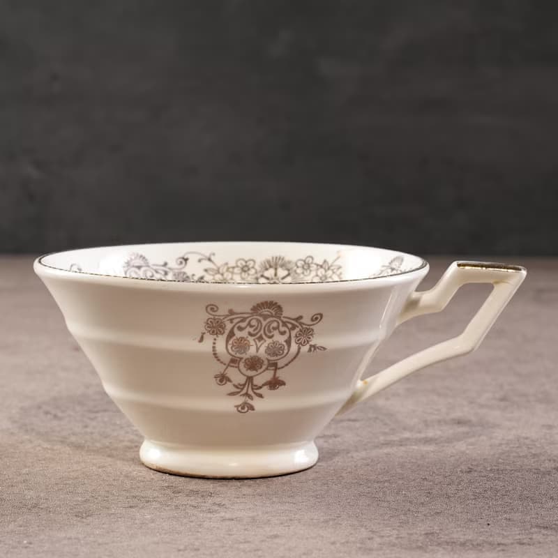 荷蘭Mosa金紋寬口茶杯組/咖啡杯