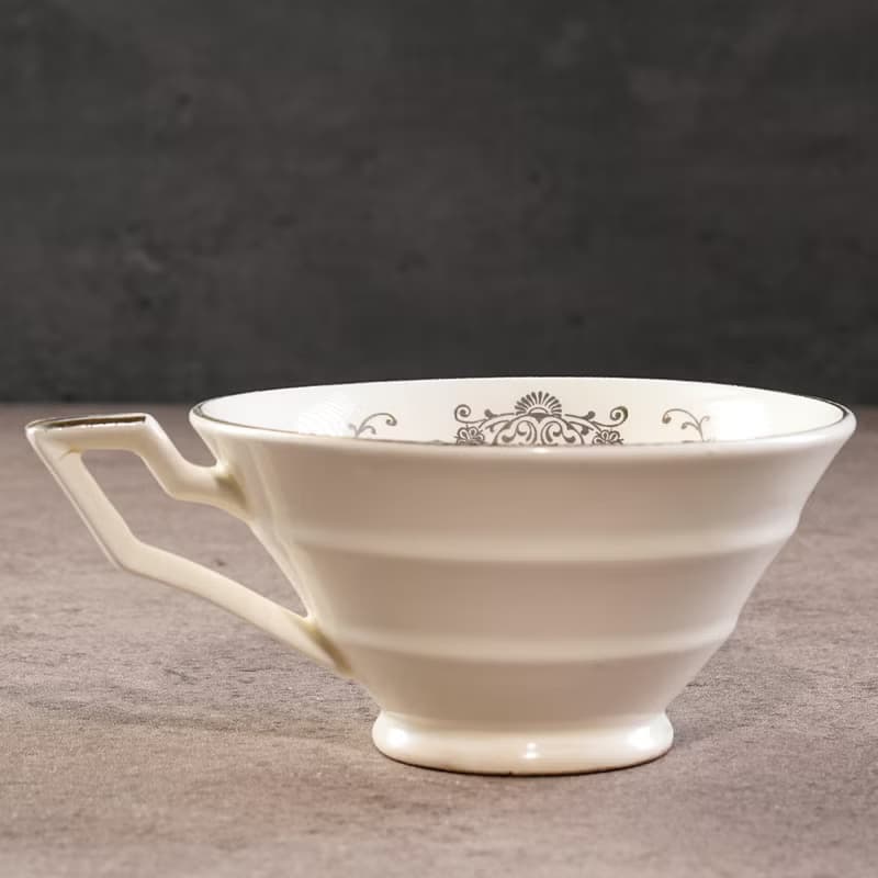 荷蘭Mosa金紋寬口茶杯組/咖啡杯