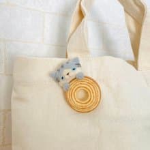 バウム猫ブローチ　さばとら