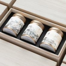 【中秋獻禮】富春山居圖 小桐木禮盒 | 3罐入 企業贈禮/中秋禮盒