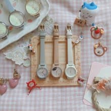 開學禮物 免運 復古 Cat Shape Watch 女裝 防水 三色貓貓形手