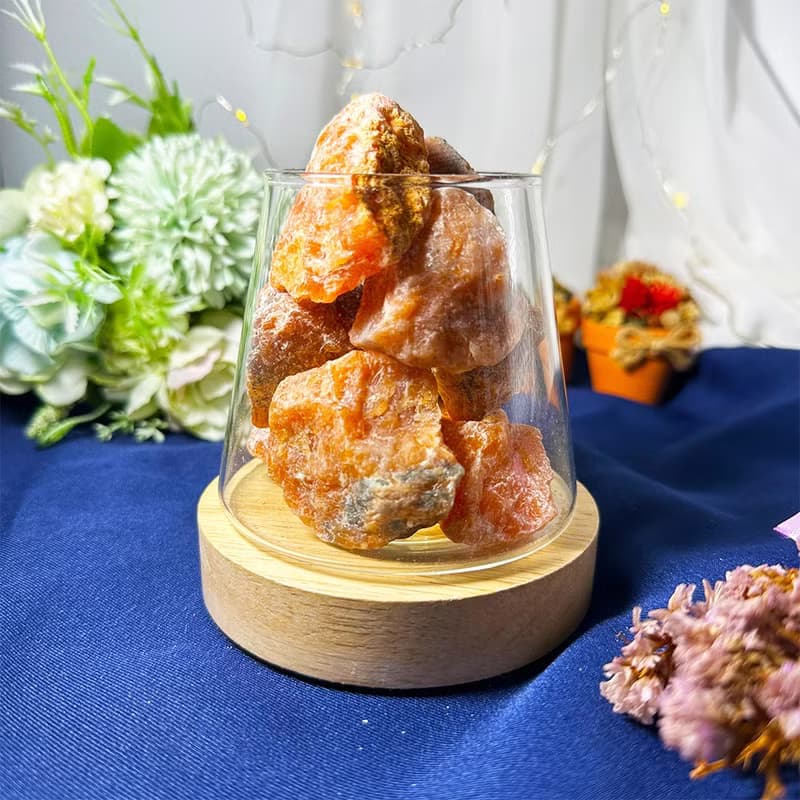 【MU工坊】太陽石擴香石/水晶擴香燈/碎石/室內香薰/淨化小夜燈