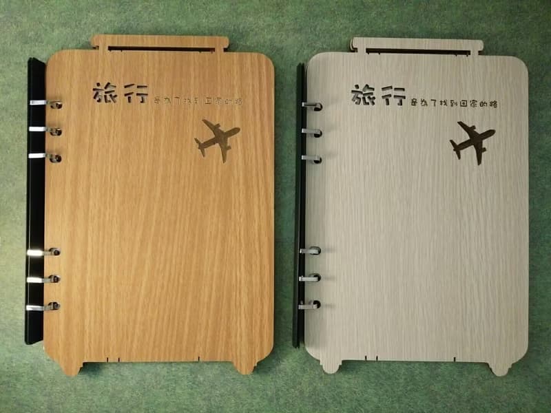 【教師節禮物】A5兩片活頁6孔筆記本─旅行箱