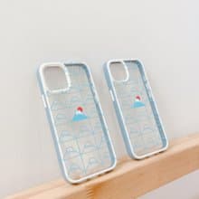 富士山 防撞框 手機殼