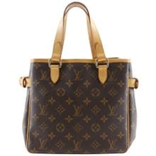 【日本直送】ルイ・ヴィトン LOUIS VUITTON バティニョール ハンドバッグ M51156 モノグラムキャンバス 茶 VI2098 レディース【中古】