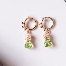 ピアス&イヤリング colore ペリドット