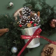 聖誕擺件經典聖代(銀色款)/聖誕樹/體驗包/交換禮物