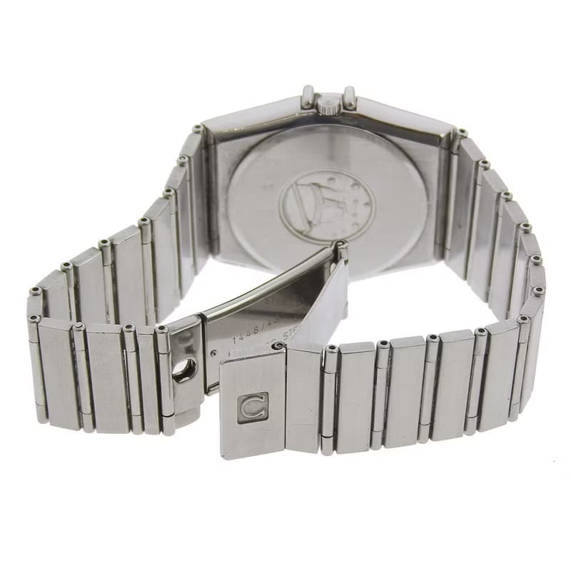 【日本直送】オメガ OMEGA コンステレーション 腕時計 デイト SS クオーツ アナログ表示 グレー文字盤 ボーイズ【中古】