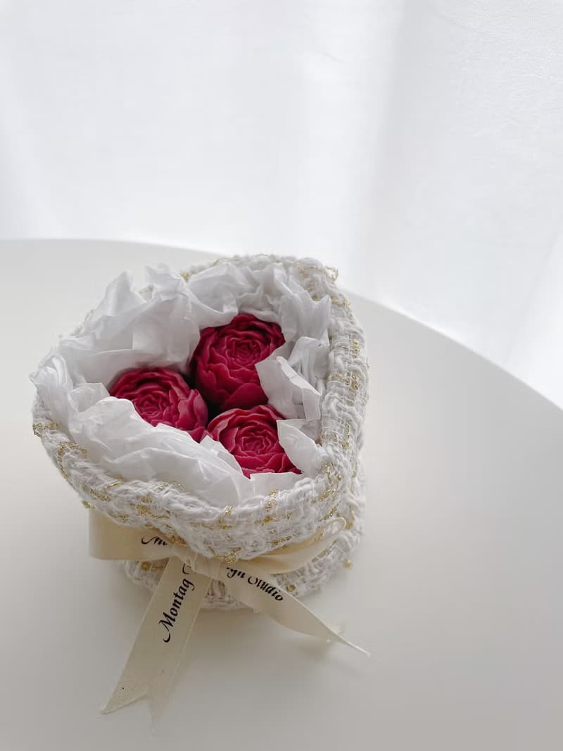 浪漫滿點花束蠟燭