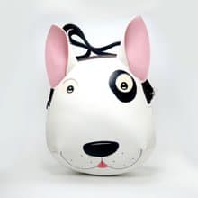 Bull terrier crossbody bag is compact fro carrying mobile phones.